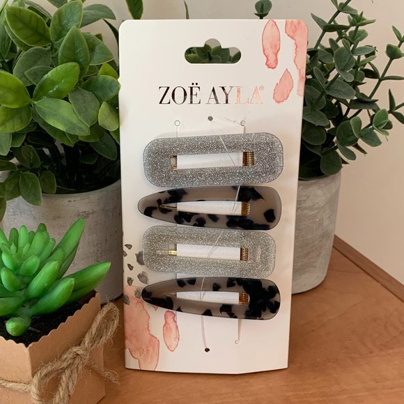 Zoe Ayla 4-Pack Hair Clips - Picture 1 of 3